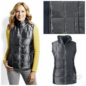 Lands' End Down Vest - petite S & M